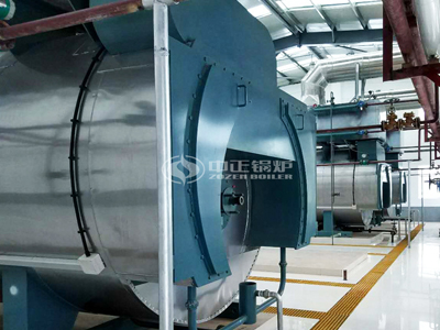 蒙牛15噸WNS冷凝式燃?xì)忮仩t項(xiàng)目